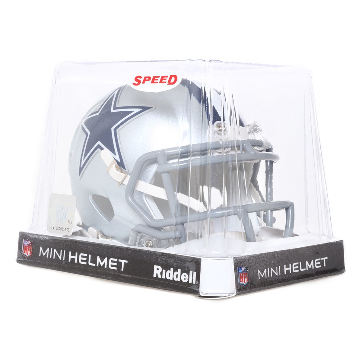 Mini casco de fútbol americano Dallas Cowboys Riddell NFL