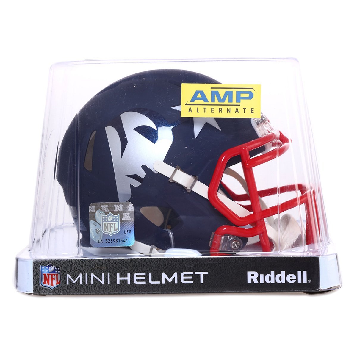 MINI CASCO SPEED AMP NEW ENGLAND PATRIOTS RIDDELL - JUSTFOOTBALL