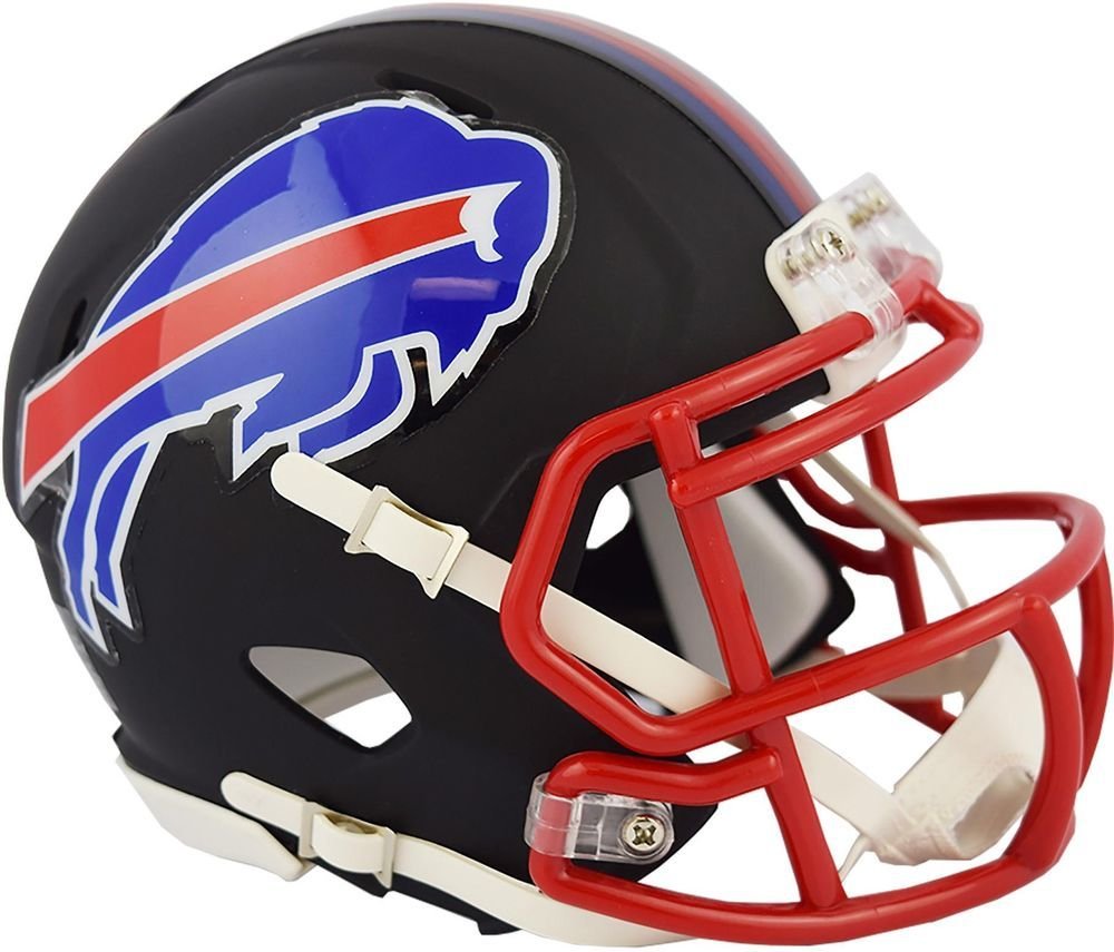 Eric Moulds Autographed Buffalo Bills 87-01 Mini Helmet-Beckett W