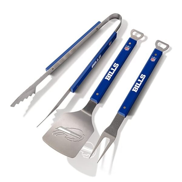 GRILL SET 3PIEZAS BUFFALO BILLS JUSTFOOTBALL